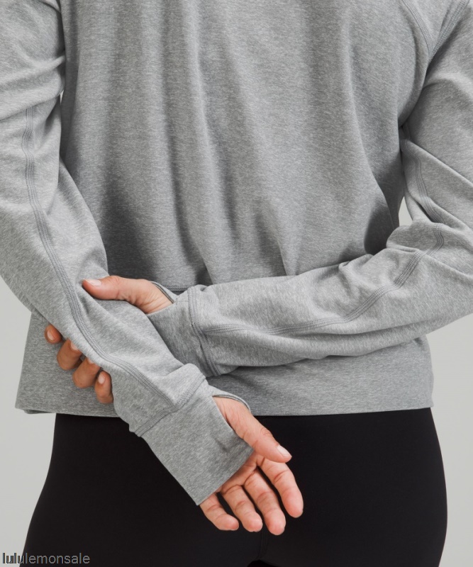 Lululemon Damen DELULU476 | Heathered Raceway Grey Ready To Rulu Pullover